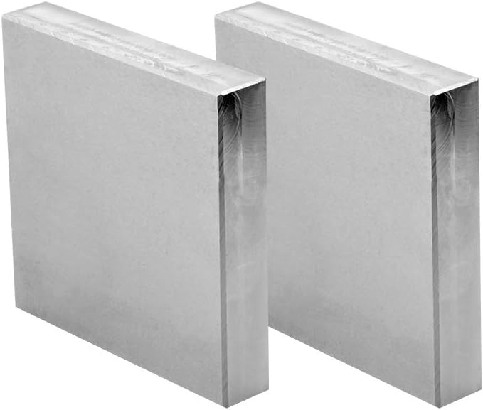 Oudtinx Steel Bench Block 4"x4" Flat Anvil Jewelers Tool Metal Bench Block for Jewelry & Stamping (4''x4''x3/4'') - Image 4